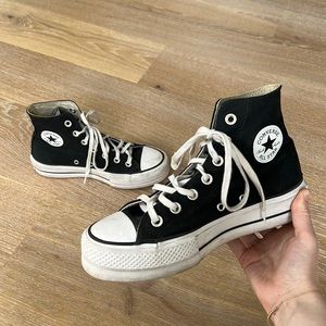 Platform All-Stars Black Converse